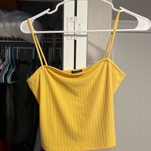 Yellow Crop Top